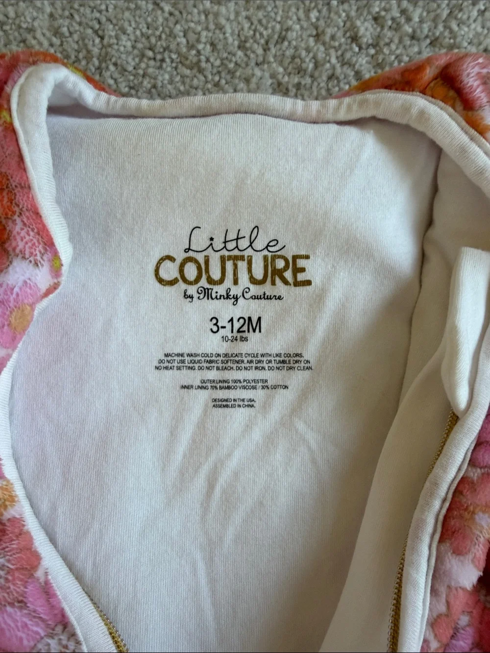 Minky Couture soft pink